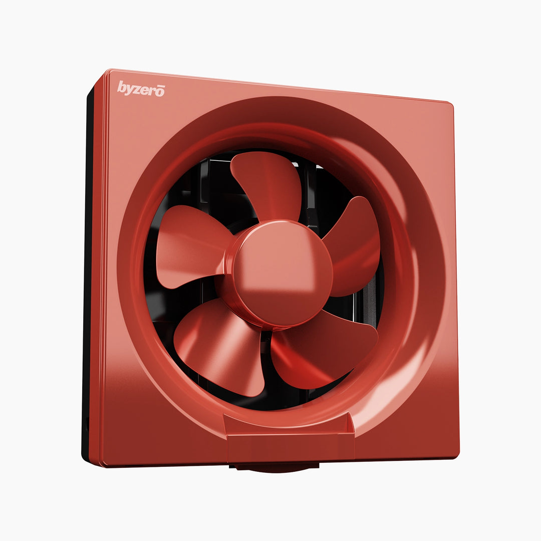 Pench Plastic Ventilator Fan - Brick Red