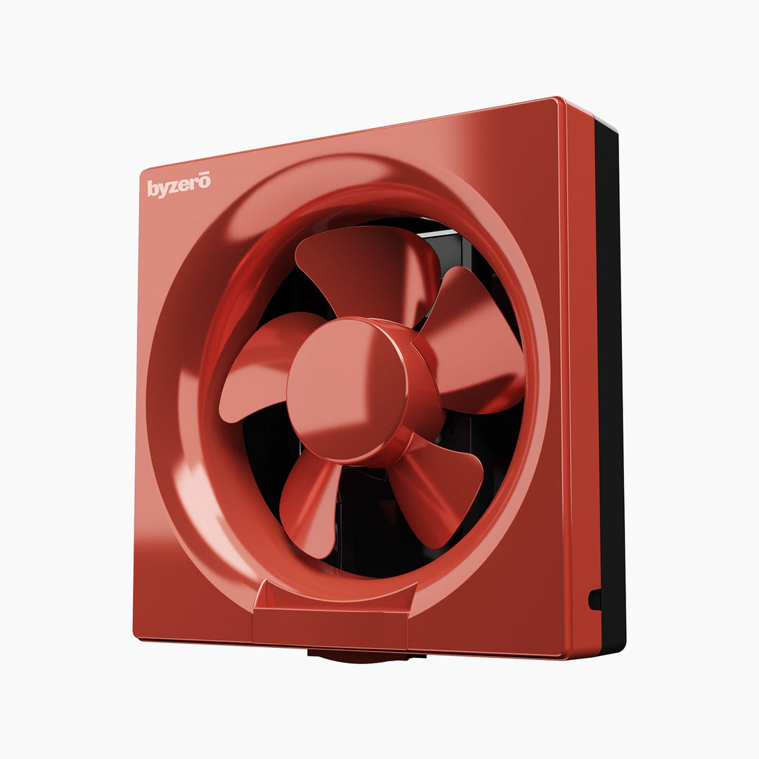 Pench Plastic Ventilator Fan - Brick Red