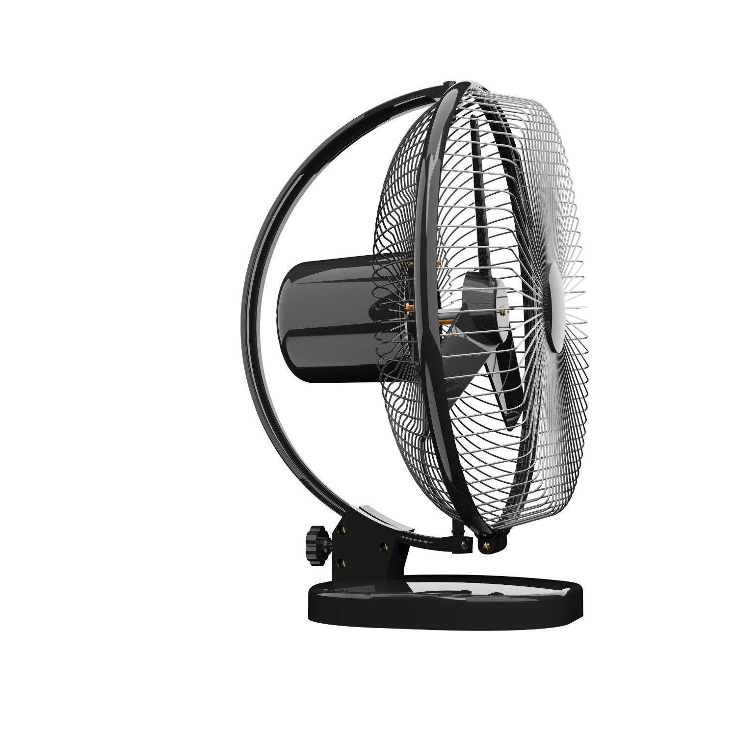 Garo Personal Fan - Chrome Black