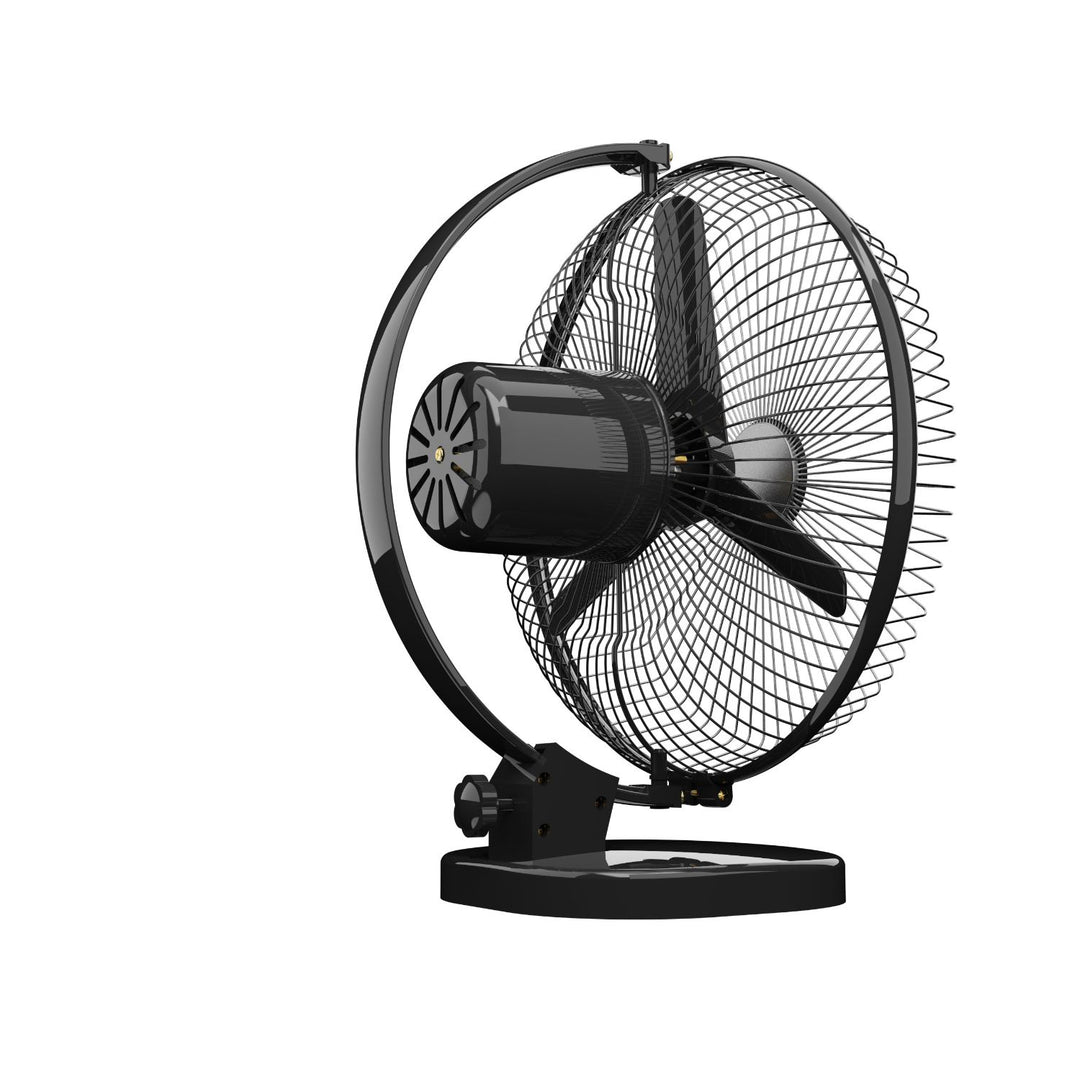 Garo Personal Fan - Chrome Black