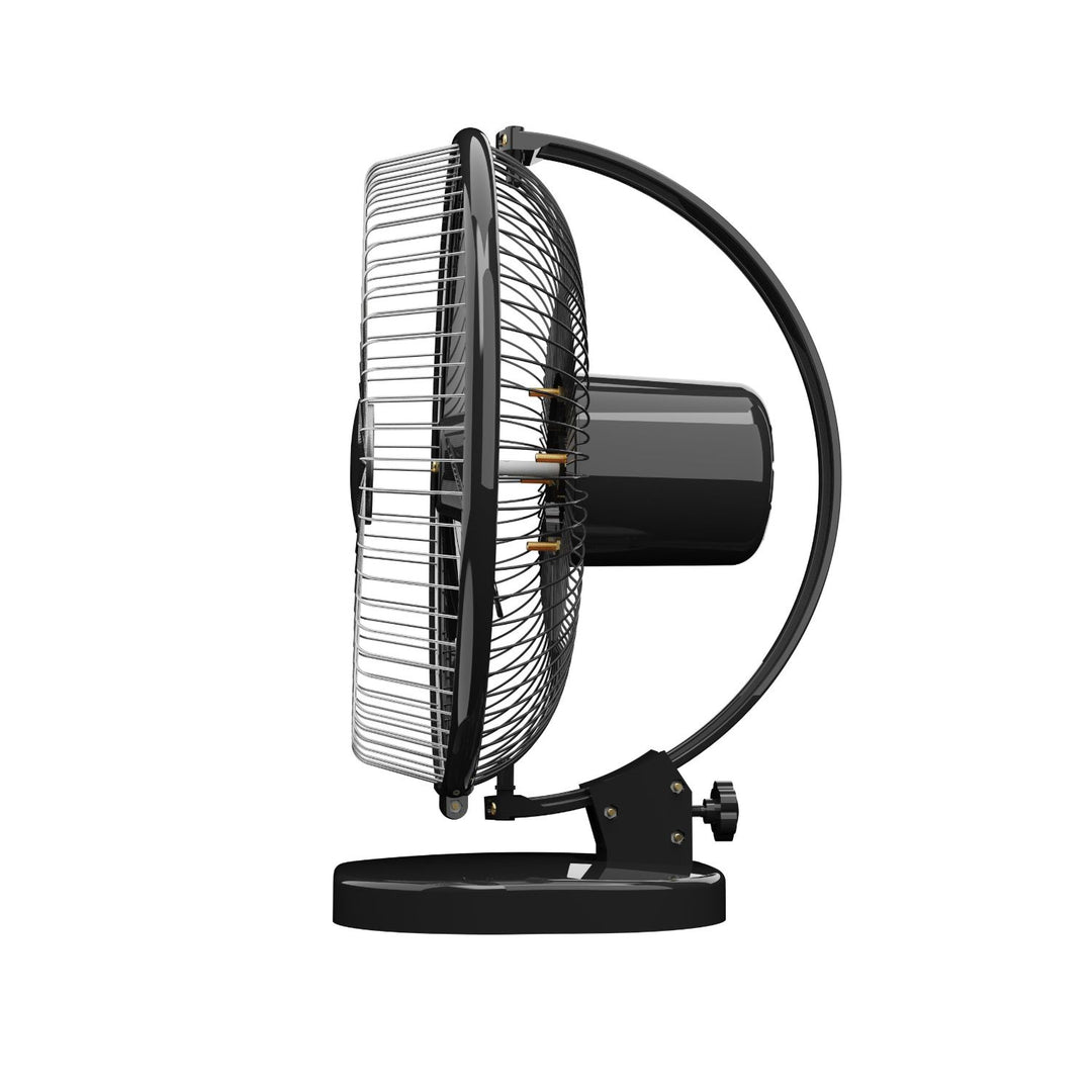 Garo Personal Fan - Chrome Black