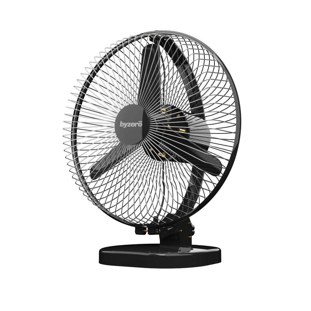 Garo Personal Fan - Chrome Black